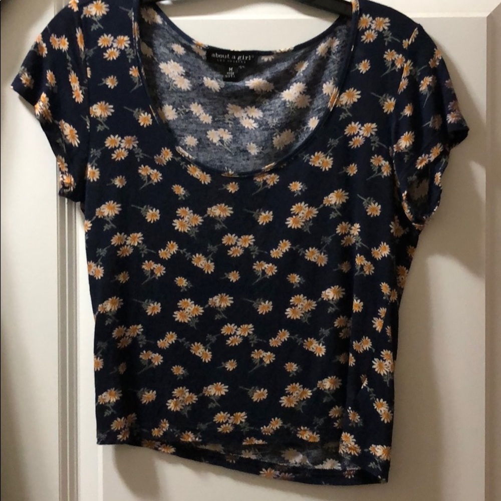 Flower Crop top